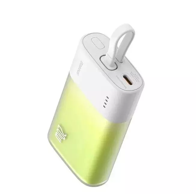 Внешний аккумулятор Baseus With Cable 5200mAh 20W Pocket Version IP Green (Зеленый) Внешний аккумулятор Baseus With Cable 5200mAh 20W Pocket Version IP Green (Зеленый)
