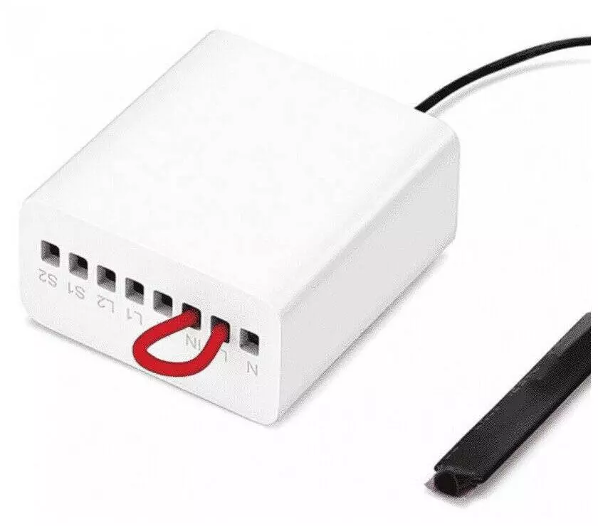 Реле двухсторонний беспроводной модуль управления Aqara Wireless Relay 2 Channels (LLKZMK11LM) White (Белый)