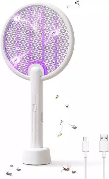 Электрическая мухобойка Qualitell Electric Mosquito Swatter C2 (ZSC220906) White (Белый) Электрическая мухобойка Qualitell Electric Mosquito Swatter C2 (ZSC220906) White (Белый)