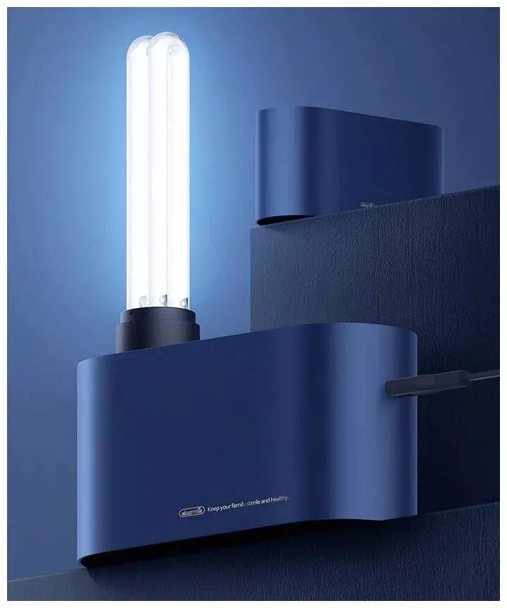 Лампа-стерилизатор бактерицидная Deerma (UV100) Blue (Синий) Лампа-стерилизатор бактерицидная Deerma (UV100) Blue (Синий)