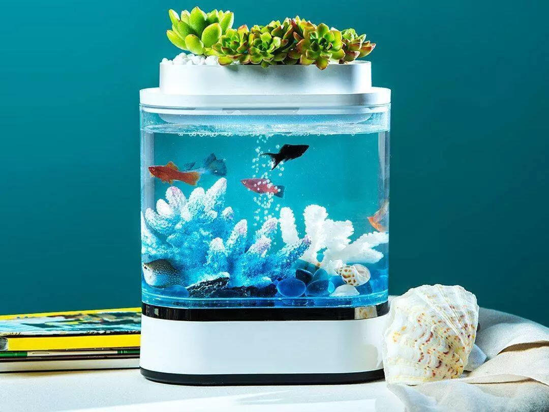 Аквариум Xiaomi Geometry Mini Lazy Fish Tank Pro C300 White (Белый) Аквариум Xiaomi Geometry Mini Lazy Fish Tank Pro C300 White (Белый)