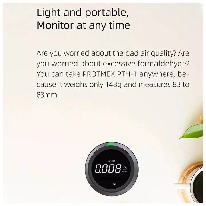 Анализатор качества воздуха Xiaomi Air Quality Monitor PTH-1 Pollution Formaldehyde Sensor Black (Черный) Анализатор качества воздуха Xiaomi Air Quality Monitor PTH-1 Pollution Formaldehyde Sensor Black (Черный)