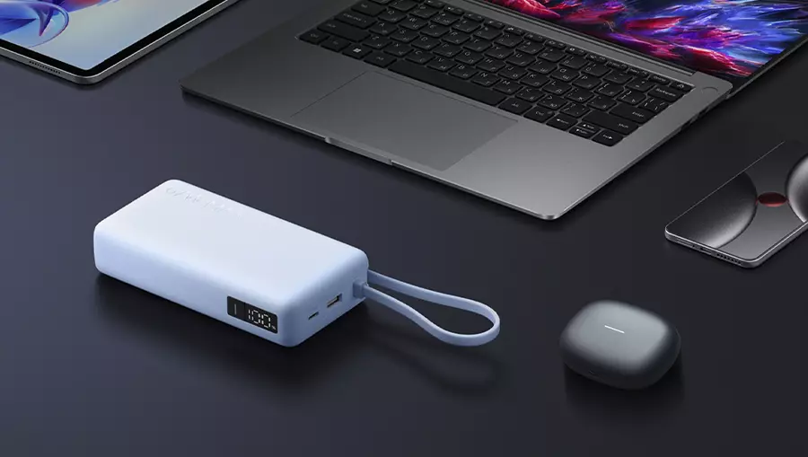 Внешний аккумулятор Xiaomi Mi Power Bank With Cable USB-C 20000mAh 67W (PB2067) Light Blue (Светло-синий) CN Внешний аккумулятор Xiaomi Mi Power Bank With Cable USB-C 20000mAh 67W (PB2067) Light Blue (Светло-синий) CN