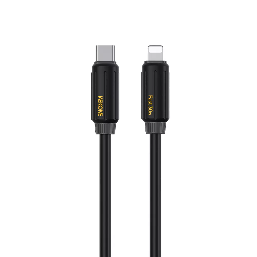 Кабель WEKOME силиконовый (Type-c-iPh) PD65W WEKOME WDC-29 Black (Черный) Кабель WEKOME силиконовый (Type-c-iPh) PD65W WEKOME WDC-29 Black (Черный)