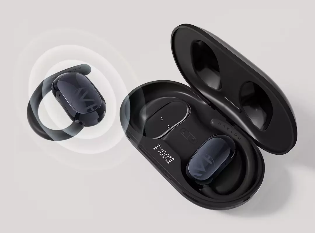 Беспроводные наушники Xiaomi Haylou Earhook 1 (OW02) Black (Черный) Беспроводные наушники Xiaomi Haylou Earhook 1 (OW02) Black (Черный)