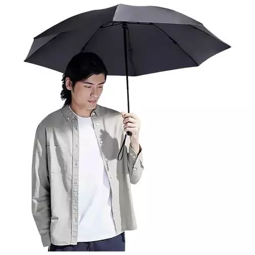 Зонт с фонарем Xiaomi Urevo Youqi Turn To Lighting Umbrella Black (Черный)