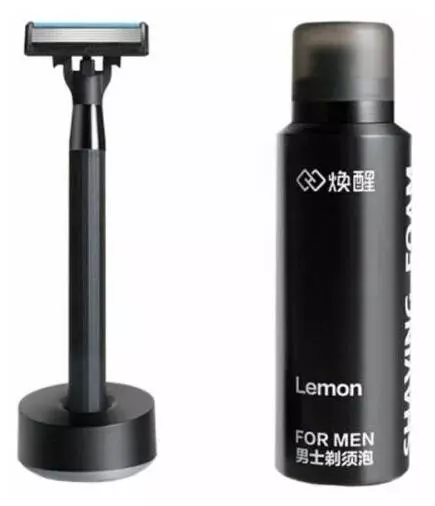 Набор для бритья Xiaomi Mijia Lemon Razor H300-6 (3 кассеты + пена) Black (Черный) Набор для бритья Xiaomi Mijia Lemon Razor H300-6 (3 кассеты + пена) Black (Черный)