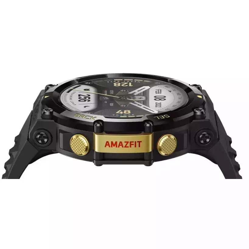 Умные часы Amazfit T-Rex 2 Astro Black-Gold (Черно-золотые)