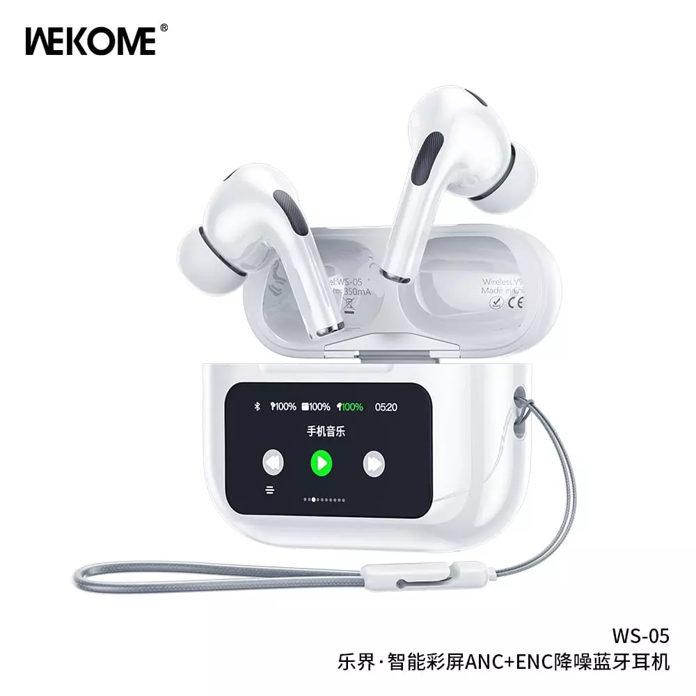 Беспроводные наушники WEKOME (ANC+ENC) WS-05 White (Белый)