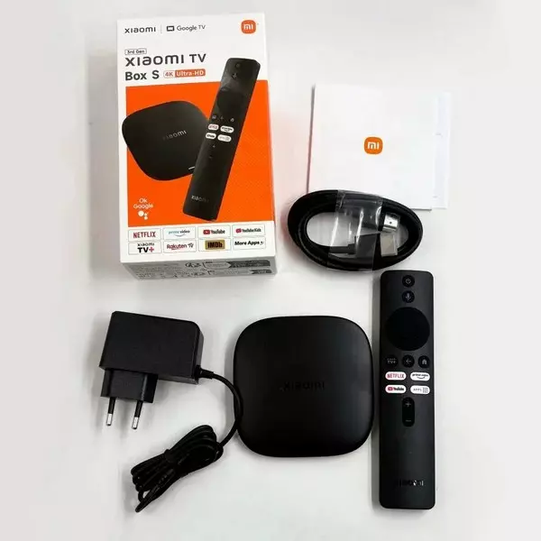 TV-приставка Xiaomi TV Box S 3rd Gen 4K Ultra-HD Black (Черный) Global Version