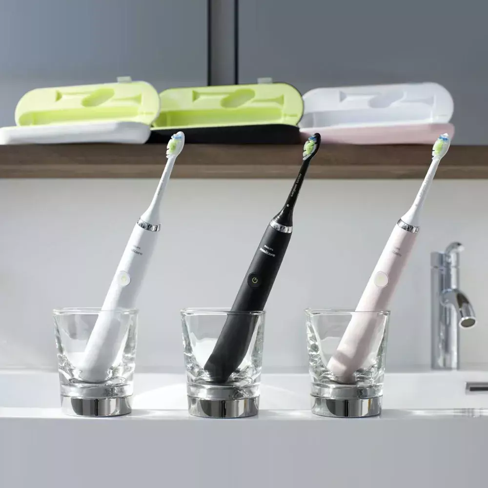 Ультразвуковая зубная щетка Philips Sonicare Diamond Clean (HX9340) White (Белый)