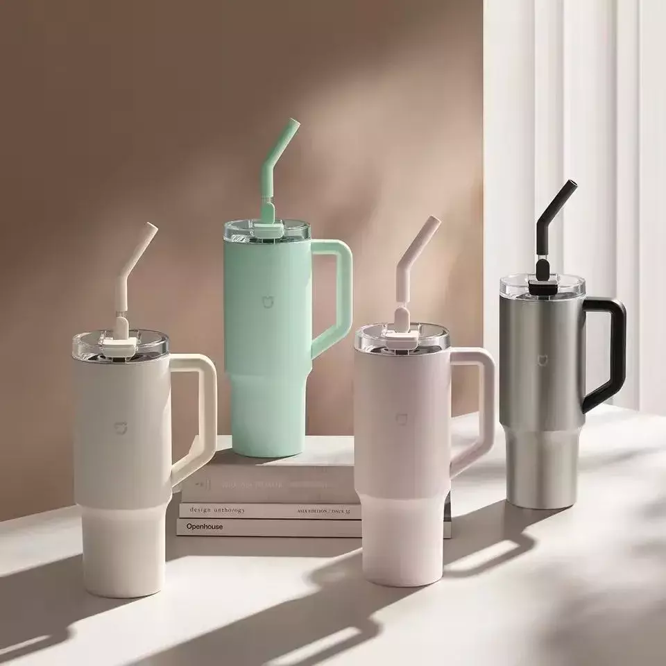 Термокружка Xiaomi Mijia Sippy Cup (MJXGB01RM) 1л Gray (Серый) CN