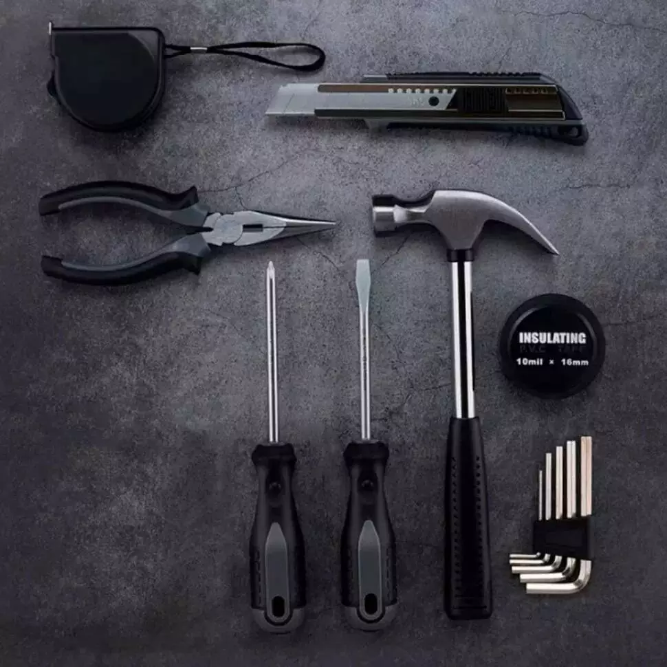 Набор инструментов Jiuxun Tools 12 in 1 Daily Life Kit Pro (12 предм.) Black (Черный) Набор инструментов Jiuxun Tools 12 in 1 Daily Life Kit Pro (12 предм.) Black (Черный)