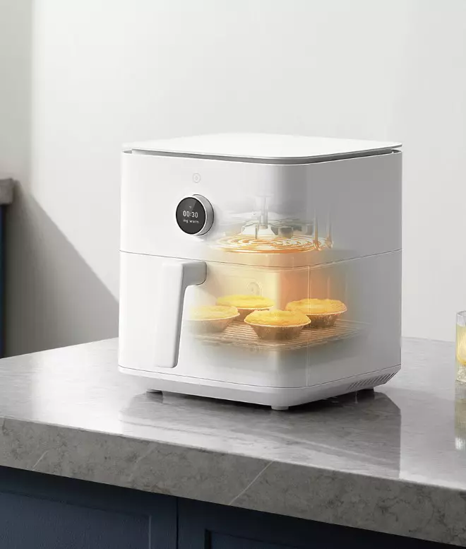 Аэрогриль Xiaomi Mi Air Fryer 6.5L (MAF-W6051) (BHR7358EU) White (Белый) Global Version Аэрогриль Xiaomi Mi Air Fryer 6.5L (MAF-W6051) (BHR7358EU) White (Белый) Global Version