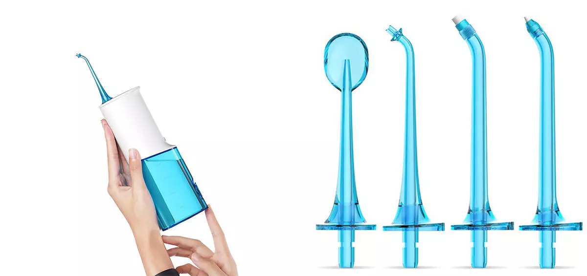 Насадка для ирригатора Soocas W3 ортодонтическая (2 шт) Blue (Голубой) Насадка для ирригатора Soocas W3 ортодонтическая (2 шт) Blue (Голубой)