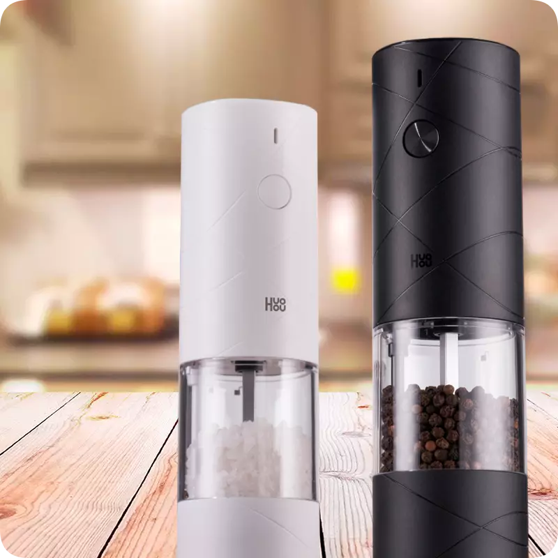 Мельницы электрические Xiaomi HuoHou Large Capacity Electric Grinder Set (HU0290) Black/White (Черный/Белый) Global Version Мельницы электрические Xiaomi HuoHou Large Capacity Electric Grinder Set (HU0290) Black/White (Черный/Белый) Global Version
