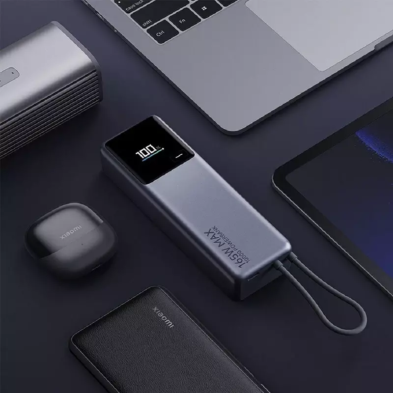 Внешний аккумулятор Xiaomi Power Bank 10000mAh 165W (PB1165MI) Gray (Серый)