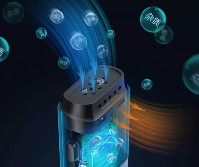Алкотестер Hydsto Alcohol Tester T1 (YM-JJCSY03) Gray (Серый) Алкотестер Hydsto Alcohol Tester T1 (YM-JJCSY03) Gray (Серый)