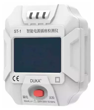 Тестер розеток Xiaomi Duka Smart Power Socket Detector (ST-1) White (Белый) Тестер розеток Xiaomi Duka Smart Power Socket Detector (ST-1) White (Белый)