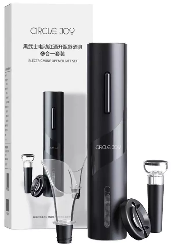 Винный набор 4 в 1 Circle Joy Black Samurai CJ-TZ07 Black (Черный)