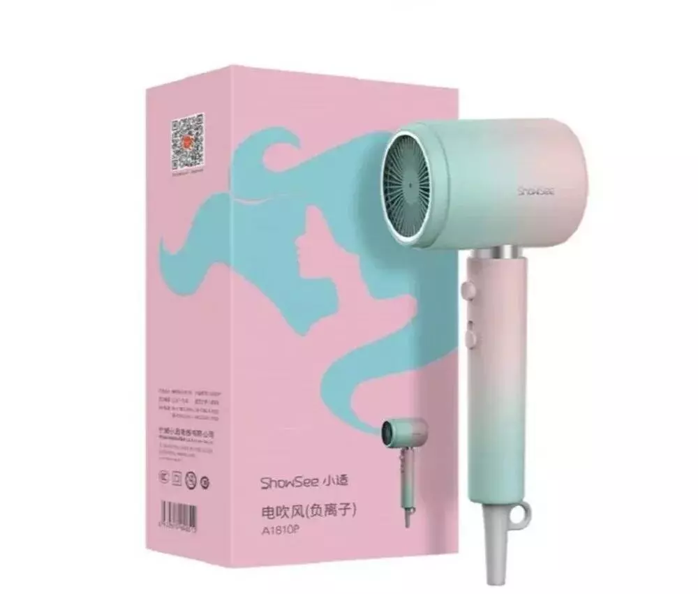 Фен Xiaomi Showsee Hair Dryer A1810P Tiffany (Бирюзовый) Фен Xiaomi Showsee Hair Dryer A1810P Tiffany (Бирюзовый)