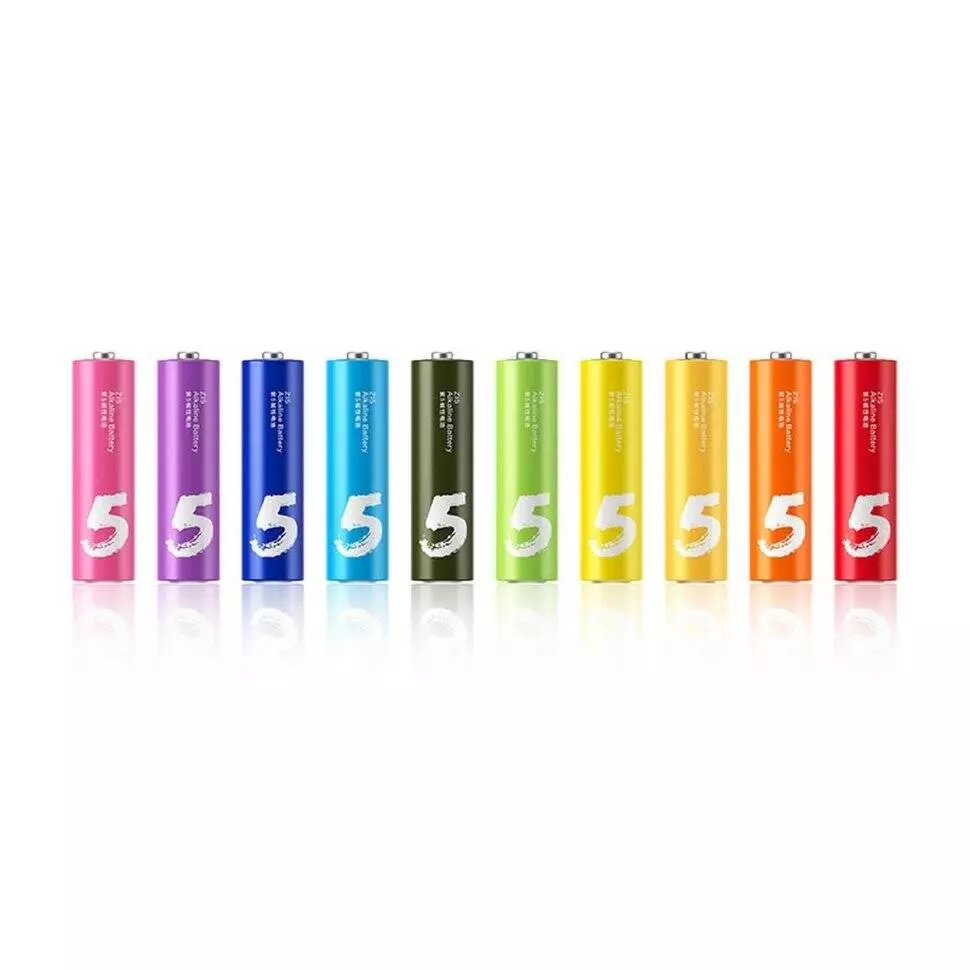 Батарейки Xiaomi ZMI Rainbow Zi5 AA LR06 (10 шт) Color (Цветной) Батарейки Xiaomi ZMI Rainbow Zi5 AA LR06 (10 шт) Color (Цветной)