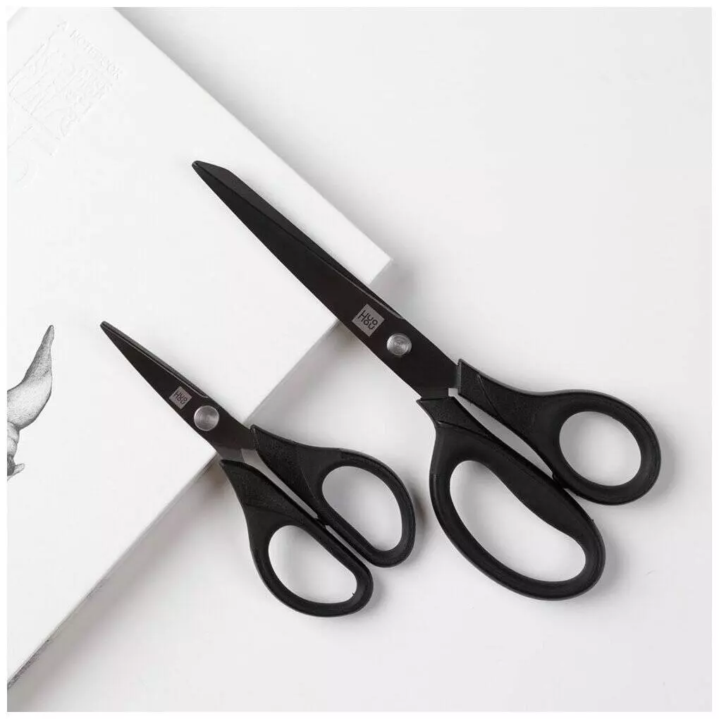 Набор ножниц с титановым покрытием HuoHou Plating Titanium scissors HU0030 (2 шт) Black (Черный) Набор ножниц с титановым покрытием HuoHou Plating Titanium scissors HU0030 (2 шт) Black (Черный)