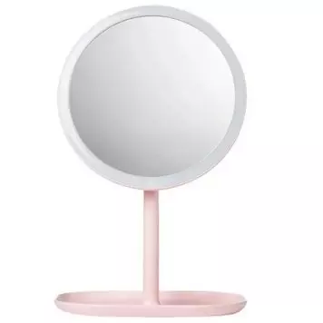 Зеркало косметическое с подсветкой Xiaomi Jordan Judy LED Makeup Mirror (NV543) Pink (Розовый) Зеркало косметическое с подсветкой Xiaomi Jordan Judy LED Makeup Mirror (NV543) Pink (Розовый)