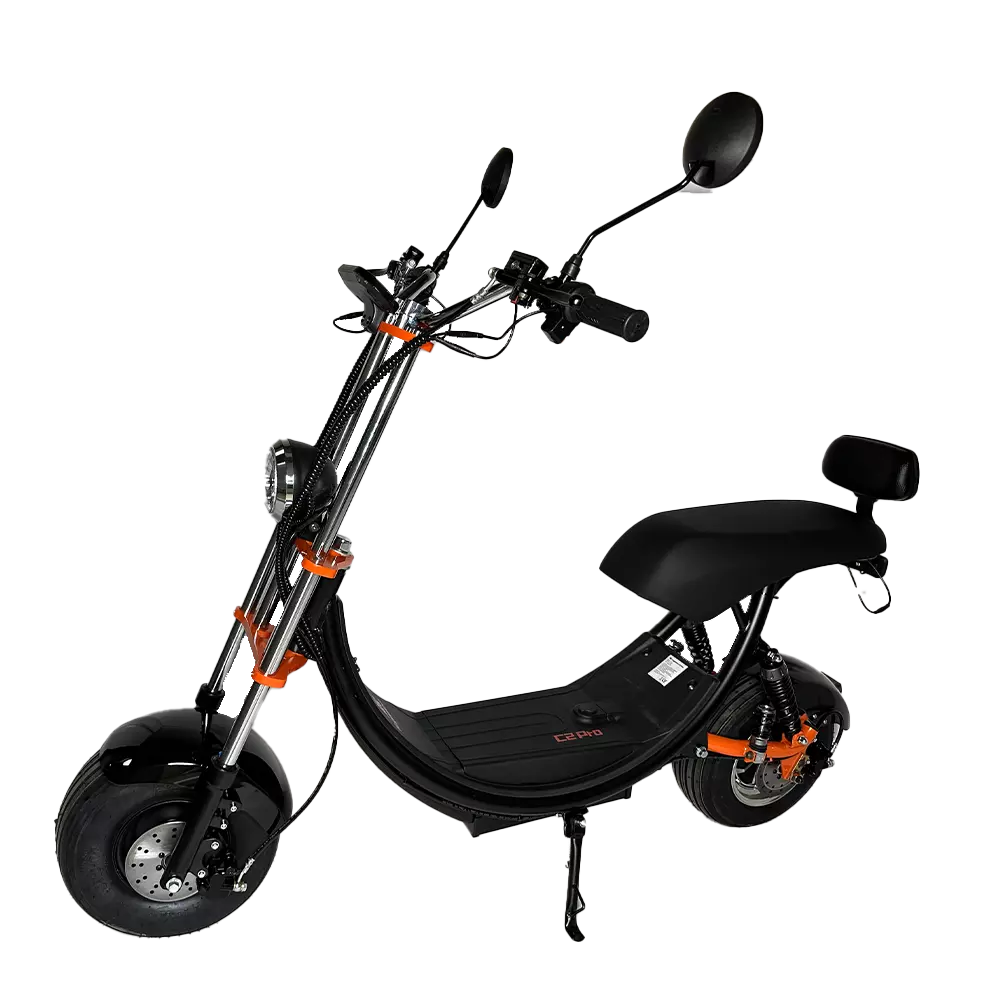 Электроскутер Kugoo Kirin С2 Pro Black (Черный) Электроскутер Kugoo Kirin С2 Pro Black (Черный)