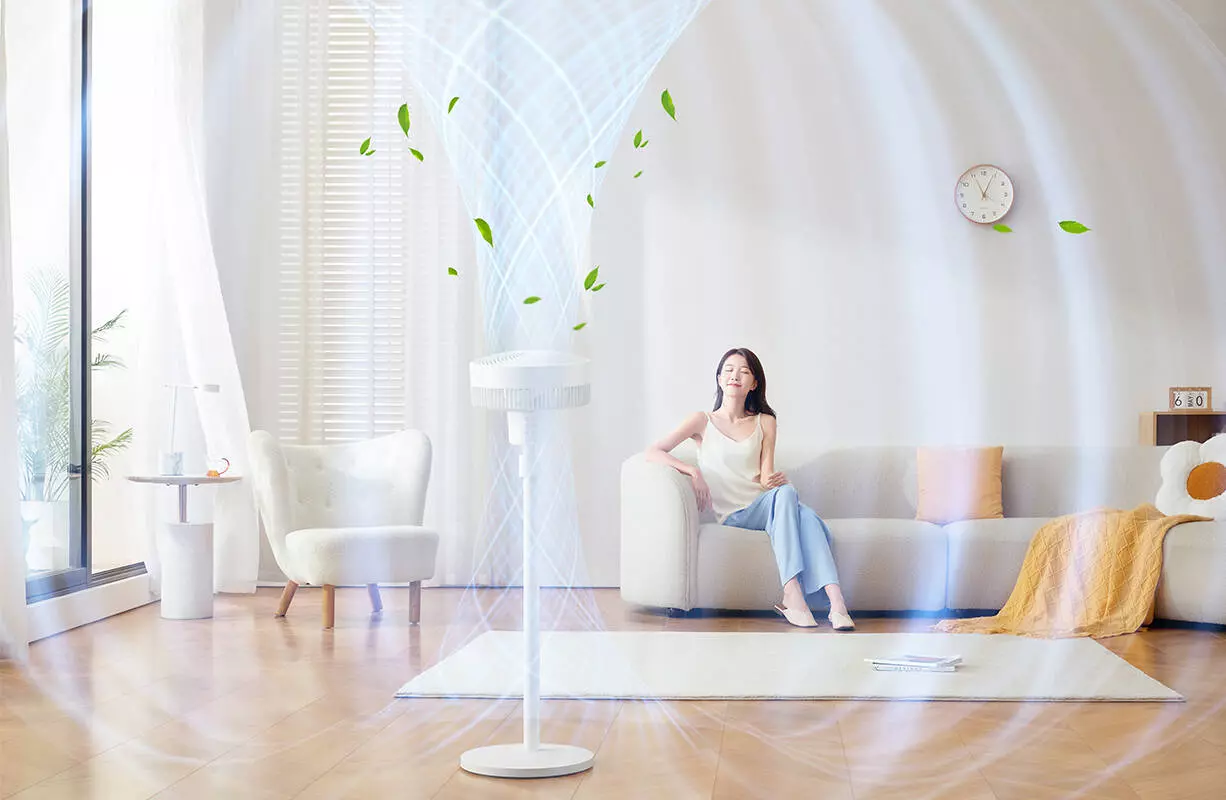 Напольный вентилятор Xiaomi Mijia Variable Frequency Circulating Fan (BPLDS06DM) White (Белый) Напольный вентилятор Xiaomi Mijia Variable Frequency Circulating Fan (BPLDS06DM) White (Белый)
