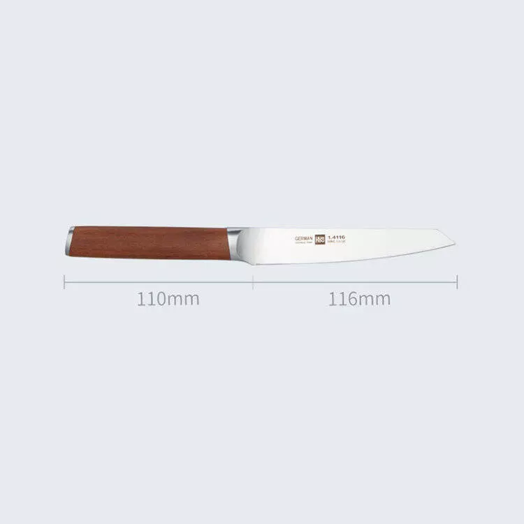 Набор HuoHou German Steel (5 ножей с подставкой) (HU0158) Wood (Дерево) Набор HuoHou German Steel (5 ножей с подставкой) (HU0158) Wood (Дерево)