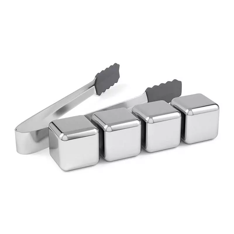 Охлаждающие камни для виски (4 шт.) Circle Joy Ice Cubes (CJ-BK03) Silver (Серебристый) Охлаждающие камни для виски (4 шт.) Circle Joy Ice Cubes (CJ-BK03) Silver (Серебристый)