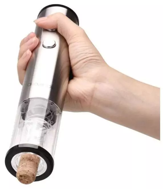 Штопор Circle Joy Round Stainless Steel Electric Wine Opener CJ-EKPQ01 Silver (Серебристый)