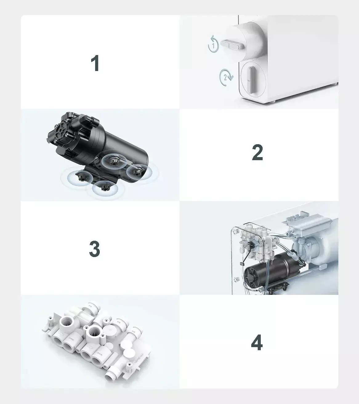 Проточный фильтр Xiaomi Mijia Water Purifier 800G (MR852-C) White (Белый) Проточный фильтр Xiaomi Mijia Water Purifier 800G (MR852-C) White (Белый)