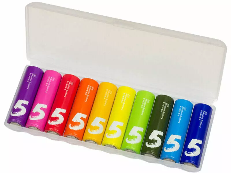 Батарейки ZMI Rainbow ZI5 Batteries типа AA 10 шт. (цветные) Батарейки ZMI Rainbow ZI5 Batteries типа AA 10 шт. (цветные)