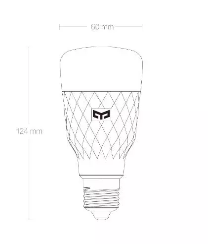 Лампа светодиодная Yeelight Smart LED Bulb 1S E27 (YLDP13YL) 8.5Вт White (Белый)