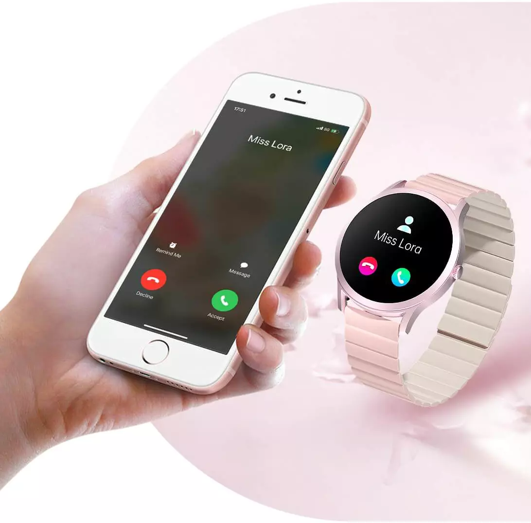 Умные часы Kieslect Lady Calling Watch Lora（YFT2093EU) Gold (Золотой) Global Version