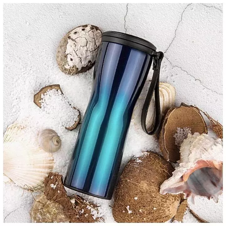 Термокружка Kiss Kiss Fish OLED (0,43 л) Blue (Синий) Термокружка Kiss Kiss Fish OLED (0,43 л) Blue (Синий)