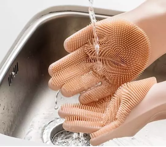 Силиконовые перчатки для уборки Xiaomi Silicone Cleaning Glove Pink (HH674) Pink (Розовый) Силиконовые перчатки для уборки Xiaomi Silicone Cleaning Glove Pink (HH674) Pink (Розовый)