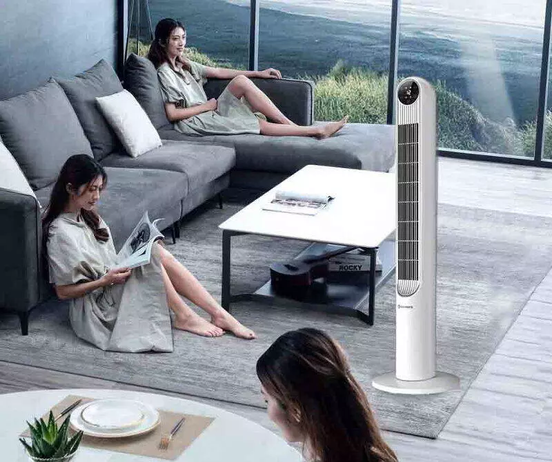 Напольный вентилятор Xiaomi Airmate Tower Fan White (Белый) Напольный вентилятор Xiaomi Airmate Tower Fan White (Белый)