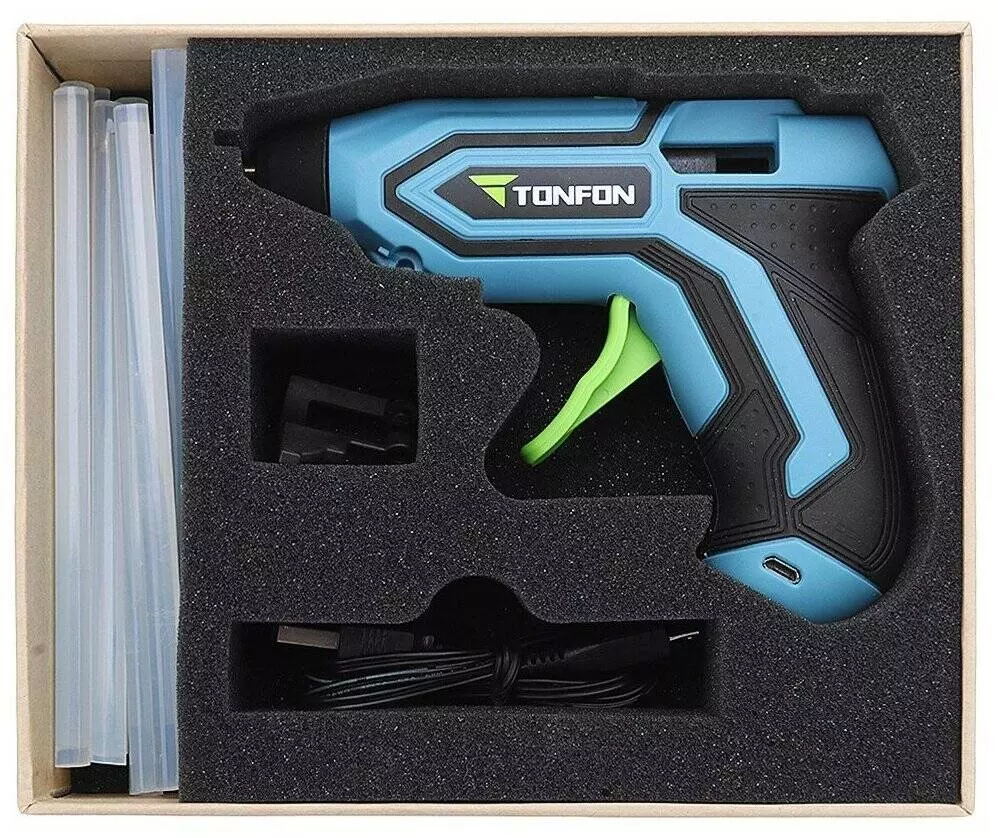 Клеевой термопистолет аккумуляторный Xiaomi Wireless Use Rechargeable 3.6V Glue Gun Blue (Синий)