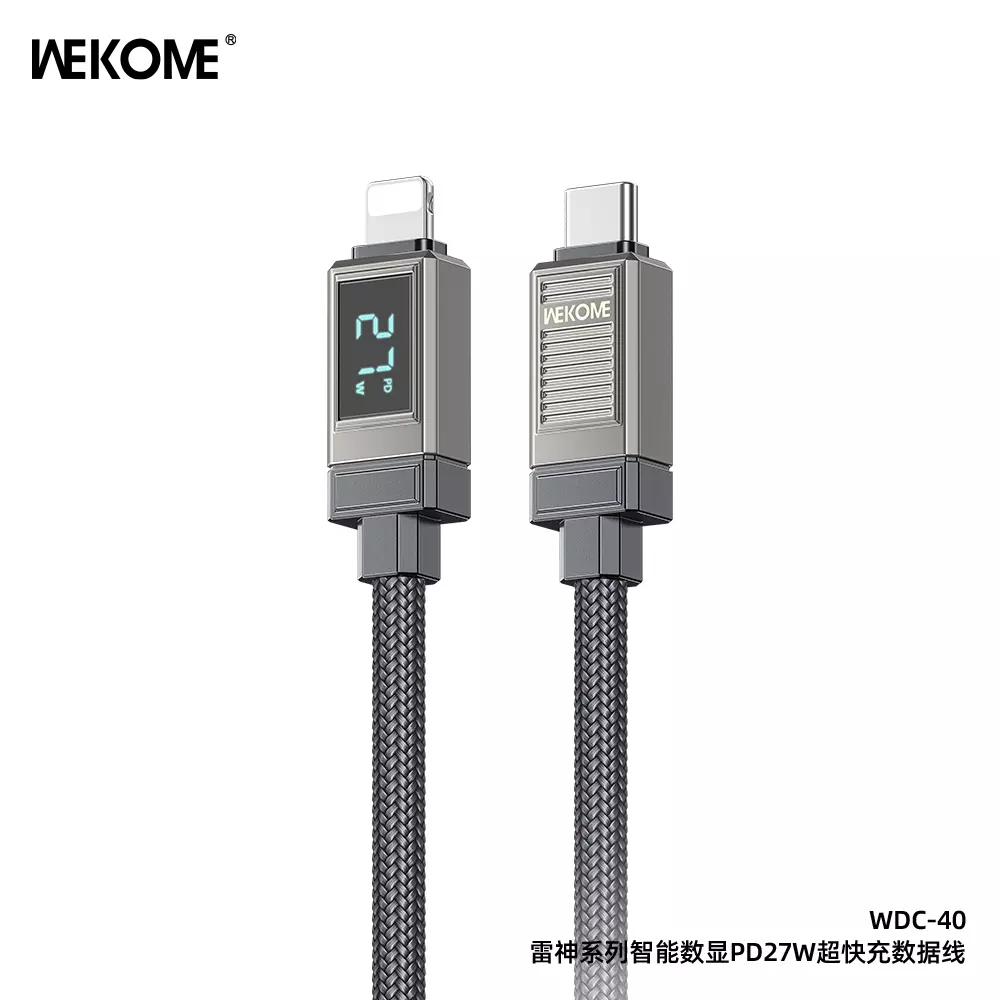 Кабель для мобильных устройств WEKOME PD27W WDC-40 Black (Черный) Кабель для мобильных устройств WEKOME PD27W WDC-40 Black (Черный)
