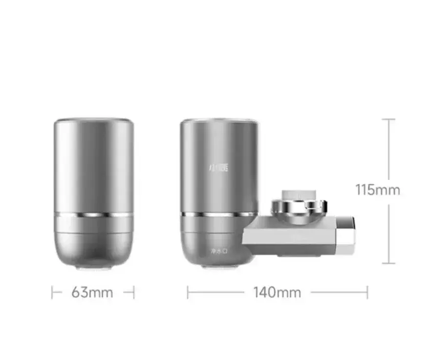 Фильтр-насадка на кран Xiaozhi Water Purifier With Intelligent Digital Display Titanium Ash (LJ06) Gray (Серый) Фильтр-насадка на кран Xiaozhi Water Purifier With Intelligent Digital Display Titanium Ash (LJ06) Gray (Серый)