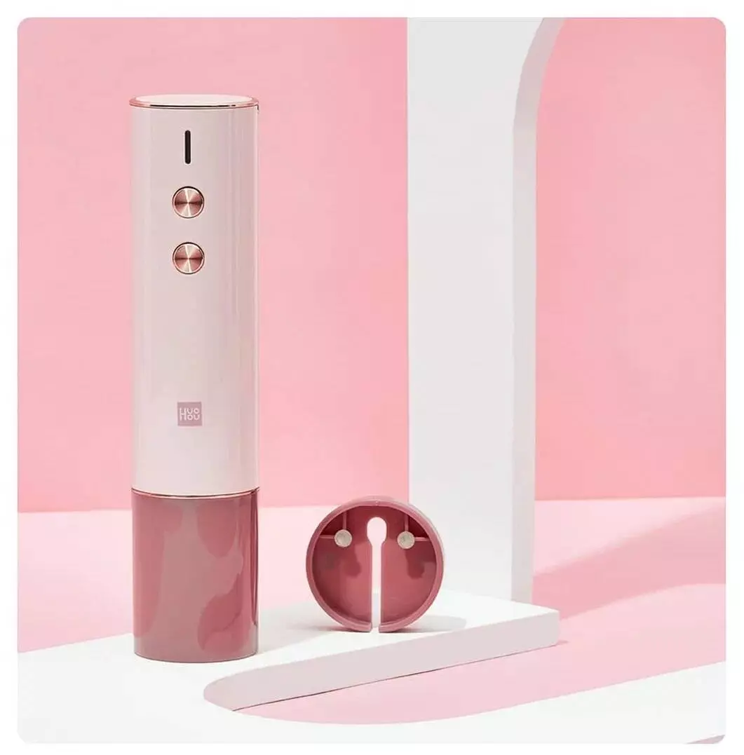 Штопор Huo Hou Electric Wine Opener HU0121 Pink (Розовый) Штопор Huo Hou Electric Wine Opener HU0121 Pink (Розовый)