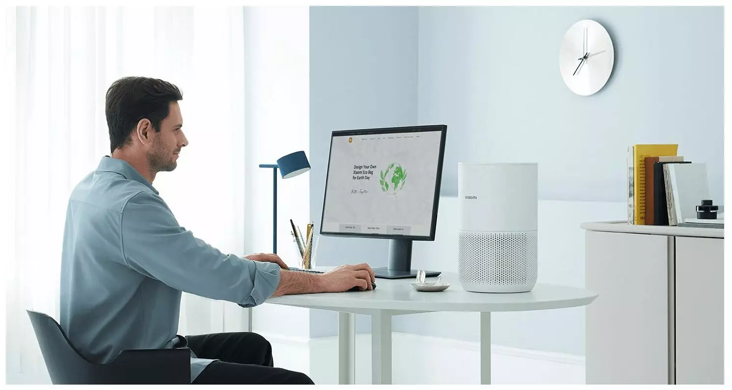 Очиститель воздуха Xiaomi Smart Air Purifier 4 Compact (AC-M18-SC) White (Белый) Очиститель воздуха Xiaomi Smart Air Purifier 4 Compact (AC-M18-SC) White (Белый)