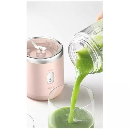 Портативный блендер Deerma Fruit Cup DEM-NU05 Pink (Розовый)