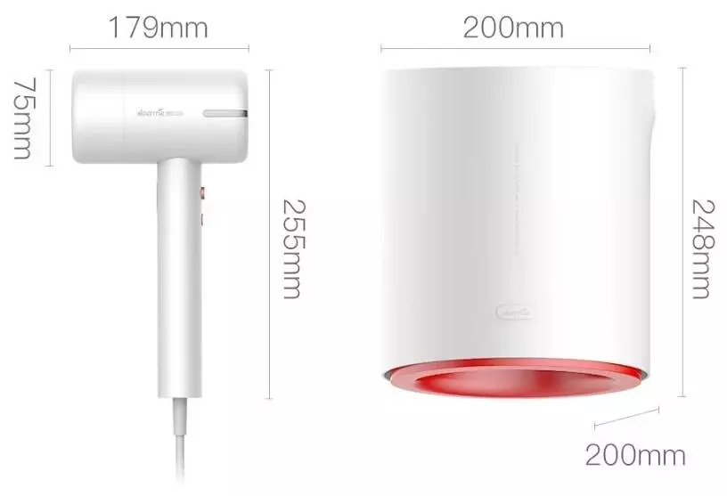 Фен с сушилкой для рук Deerma DEM-GS100 White (Белый) Фен с сушилкой для рук Deerma DEM-GS100 White (Белый)
