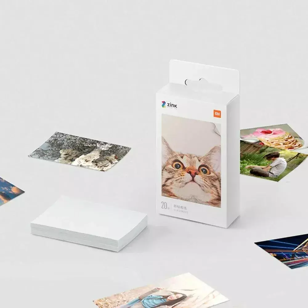 Фотобумага Xiaomi Mijia AR ZINK Portable Photo Printer Paper (20 листов) White (Белый) Фотобумага Xiaomi Mijia AR ZINK Portable Photo Printer Paper (20 листов) White (Белый)