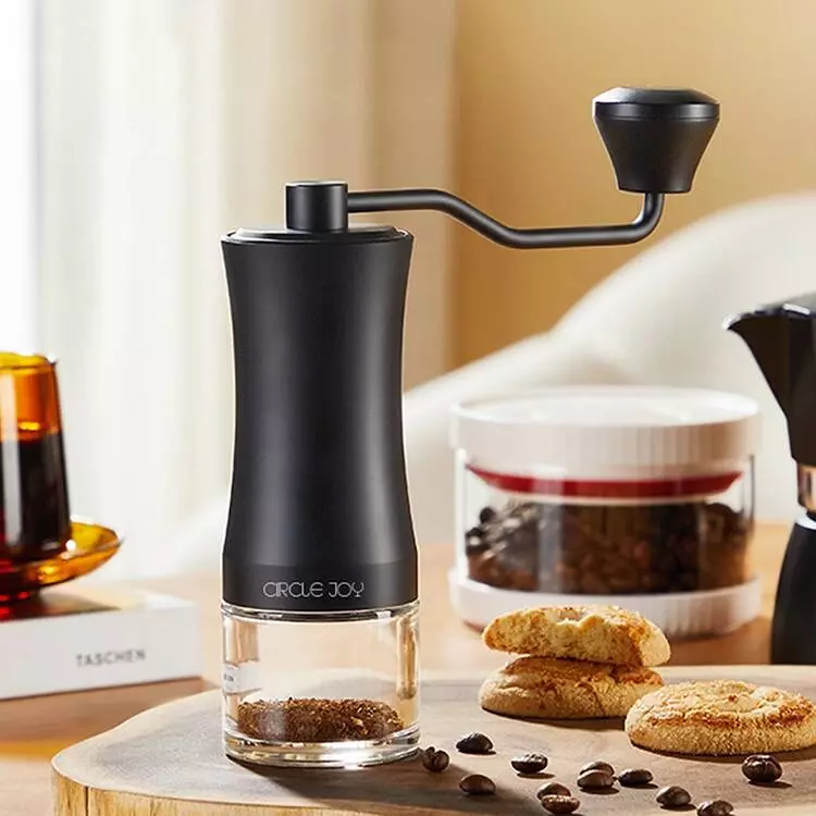 Кофемолка ручная Circle Joy Hand Coffee Grinder (CJ-CF17-B) Black (Черный)
