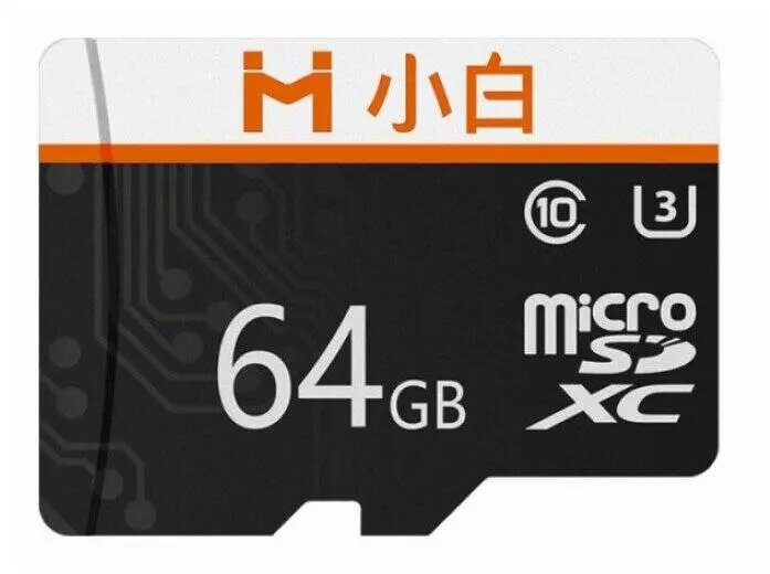 Карта памяти Xiaomi Imilab Xiaoba microSD 64GB Карта памяти Xiaomi Imilab Xiaoba microSD 64GB